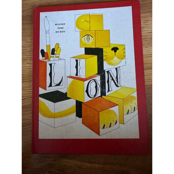 LION - William Pene du Bois hardback book - Picture 1 of 7